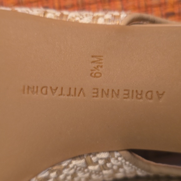 ADRIENNE VITTADINI BRAND WOMEN'S CREAM/TAN COLOR LOW HEEL DRESSY SHOE SIZE 6.5 - Picture 14 of 16